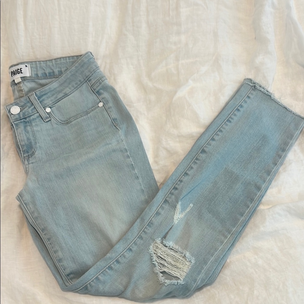 PAIGE VERDUGO Skinny Jeans Distressed Style - Picture 7 of 7